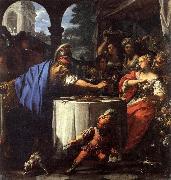 Francesco Trevisani The Banquet of Mark Antony and Cleopatra France oil painting artist